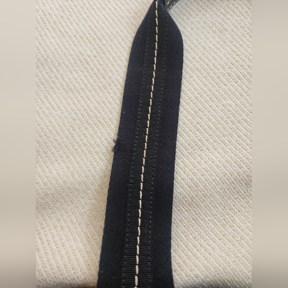 COACH Black Teal Nylon Hand Bag Purse Short Handle Zippered Bag EUC - Picture 9 of 9